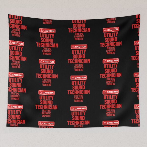 Item preview, Utility Sound Technician Crafting Cinematic Wonders designed and sold by NermilioDesigns.