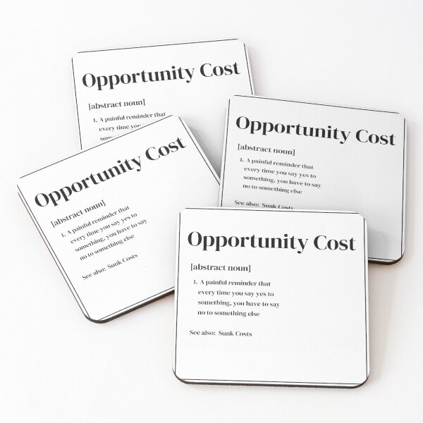 Item preview, Definition of Opportunity Costs - Quirky Economics Design - Perfect Gift for Economists & Finance Students! Explore Your Favorites! designed and sold by EconDaily.
