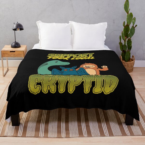 Item preview, Local Cryptid Support Loch Ness Bigfoot Mothman Cryptid designed and sold by The Junto Shop.