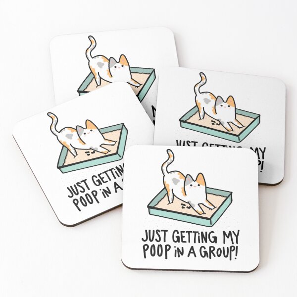 Item preview, Poop In a Group Sticker designed and sold by PurdyThings.