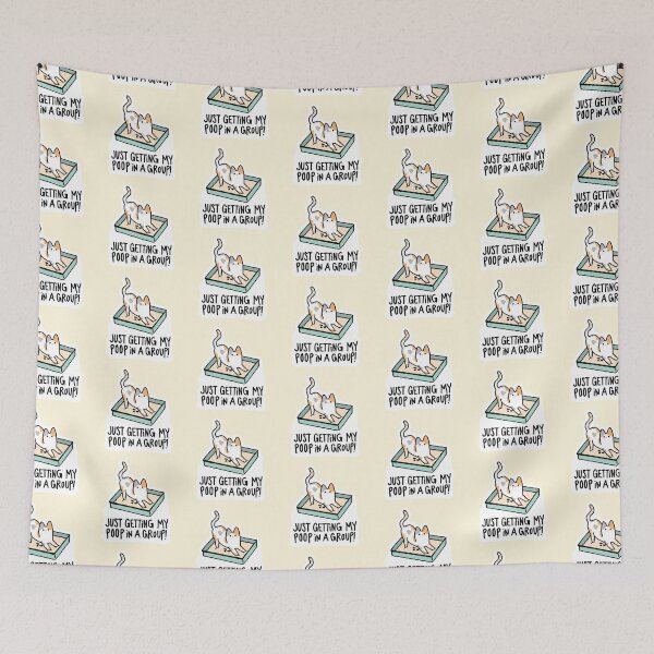 Item preview, Poop In a Group Sticker designed and sold by PurdyThings.