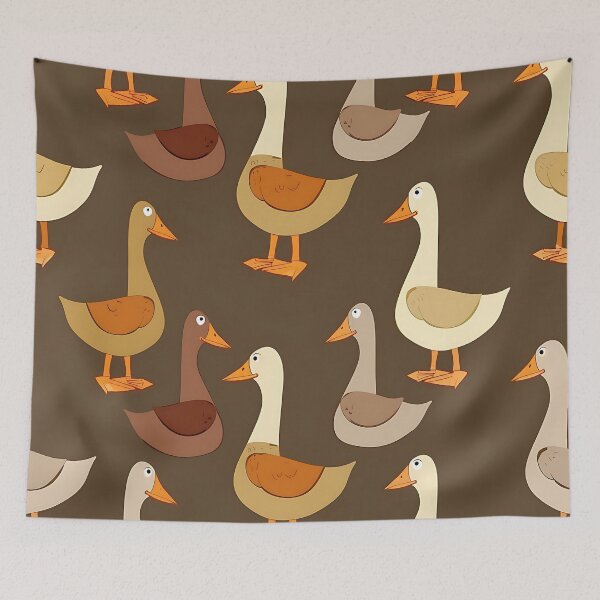 Item preview, Cute Goose Pattern designed and sold by FrostyFrisby.