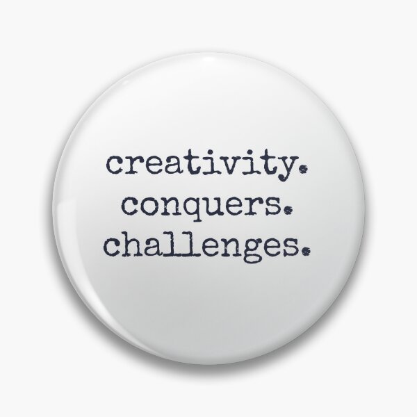 Item preview, creativity. conquers. challenges. designed and sold by Artistufy.