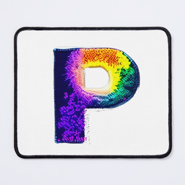 Item preview, letter P, monogram. typography collage. ABC art. gift designed and sold by Minibubb.