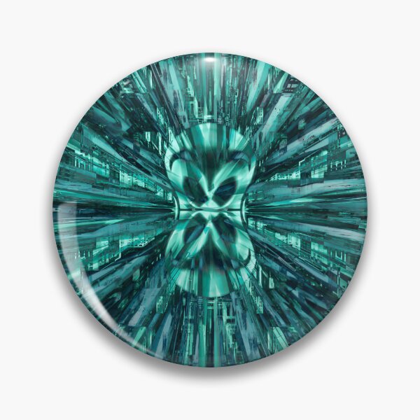 Item preview, Anamorphic optical Illusion for iPhone / Samsung case  teal designed and sold by CorvegaDesigns.