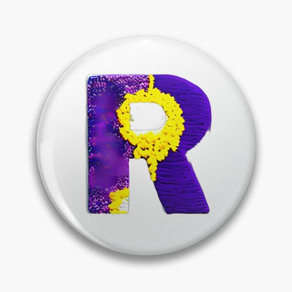 Item preview, letter R, monogram. typography collage. ABC art. gift designed and sold by Minibubb.