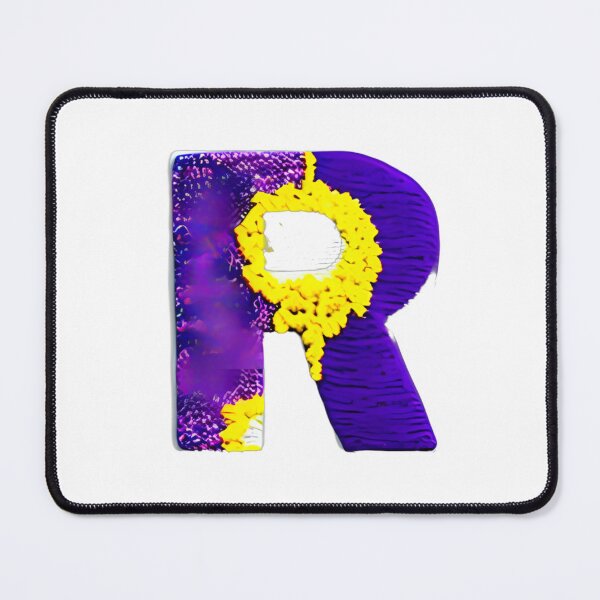 Item preview, letter R, monogram. typography collage. ABC art. gift designed and sold by Minibubb.