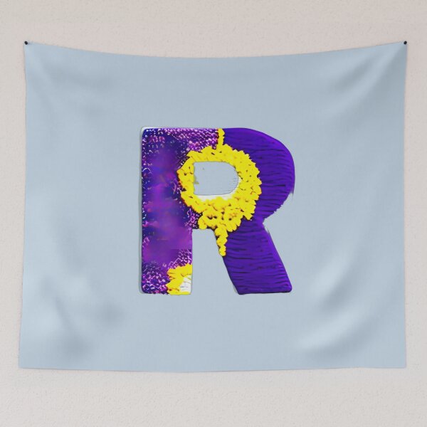 Item preview, letter R, monogram. typography collage. ABC art. gift designed and sold by Minibubb.