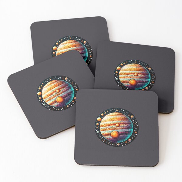 Item preview, geometric jupiter designed and sold by ZenGalactico.
