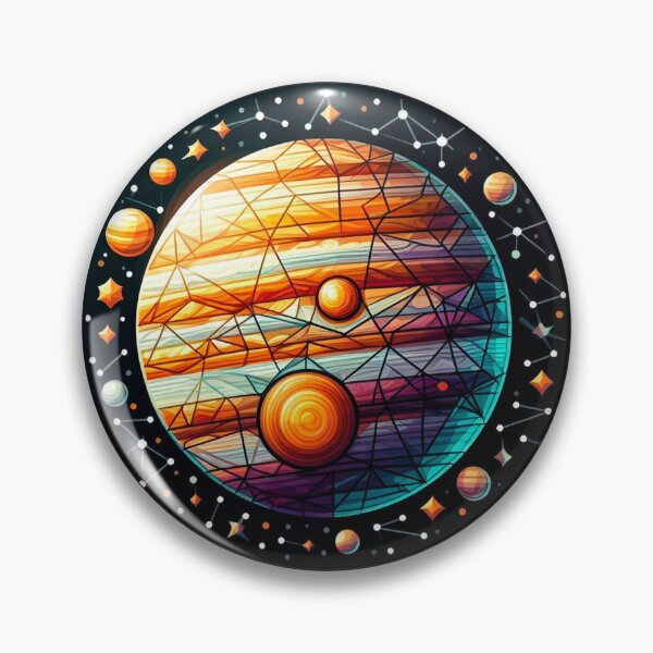 Item preview, geometric jupiter designed and sold by ZenGalactico.