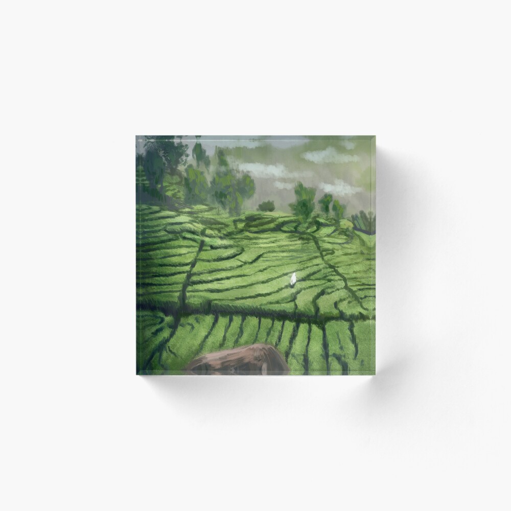 Vista previa del artículo con la obra «Bloque acrílico», diseñado y vendido por catheee.