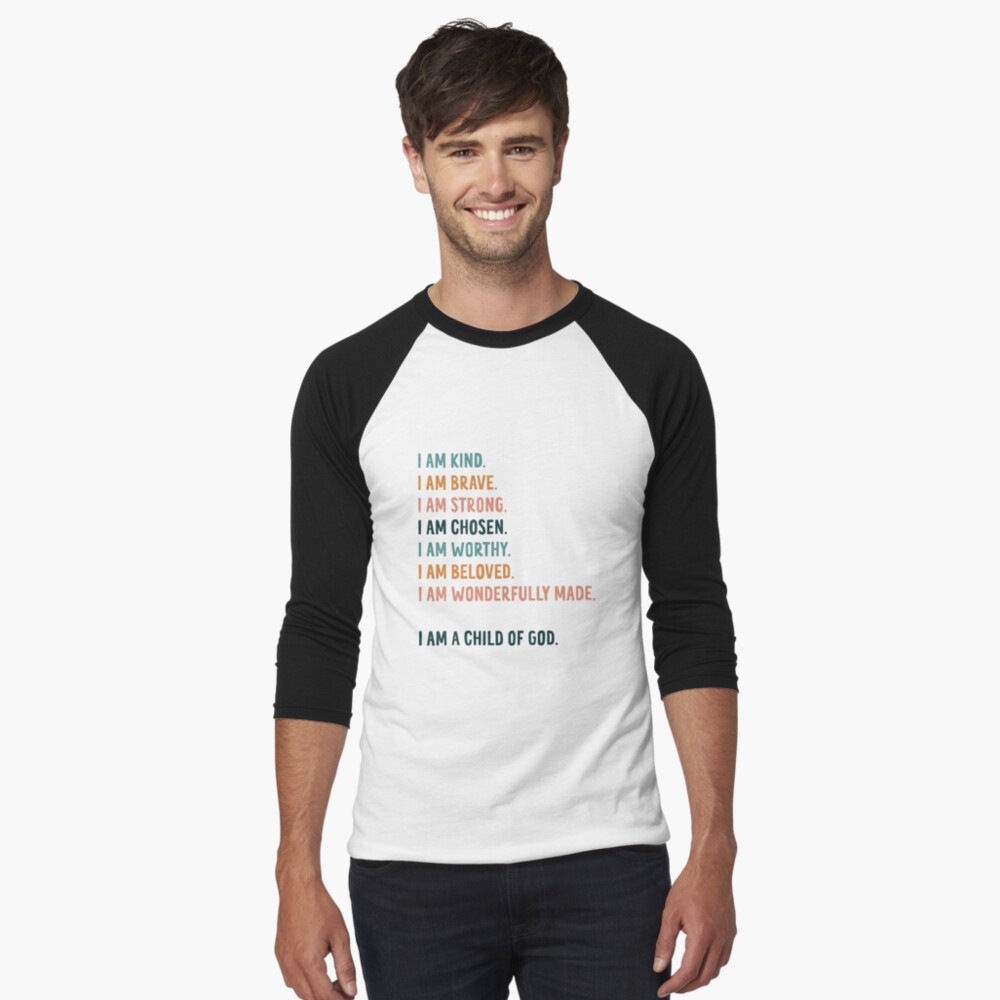 Item preview, Baseball ¾ Sleeve T-Shirt designed and sold by isabellap317.