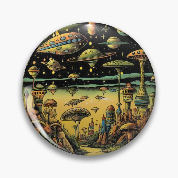 Item preview, Trippy Psychedelic Alien World In A Jar Graphic designed and sold by The Poster Emporium.