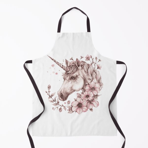 Item preview, Enchanted unicorn amidst vibrant floral beauty designed and sold by Svetlanhcik.