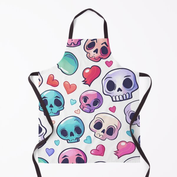 Item preview, Cute Cartoon Skull Pattern designed and sold by FrostyFrisby.