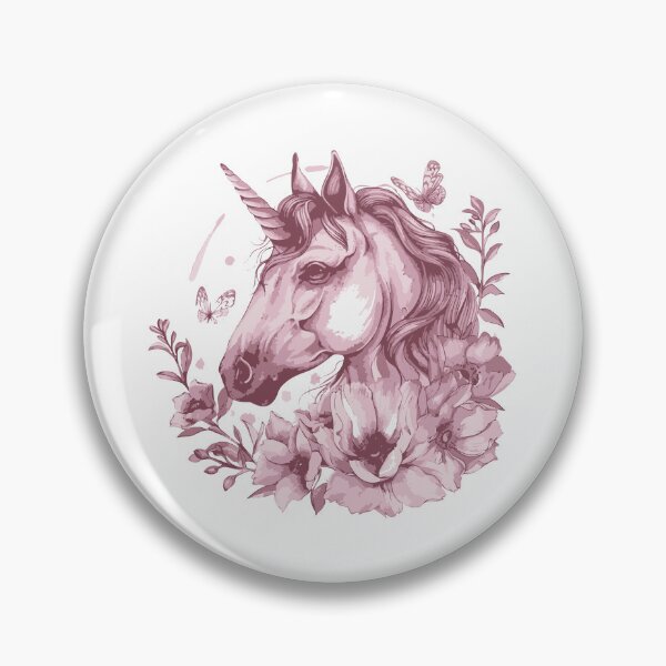 Item preview, Enchanted unicorn amidst vibrant floral beauty designed and sold by Svetlanhcik.
