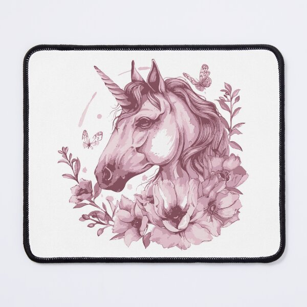 Item preview, Enchanted unicorn amidst vibrant floral beauty designed and sold by Svetlanhcik.