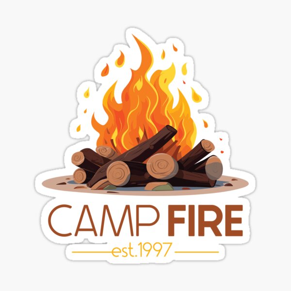 Item preview, Camp Fire  designed and sold by BlackOwlCreate.