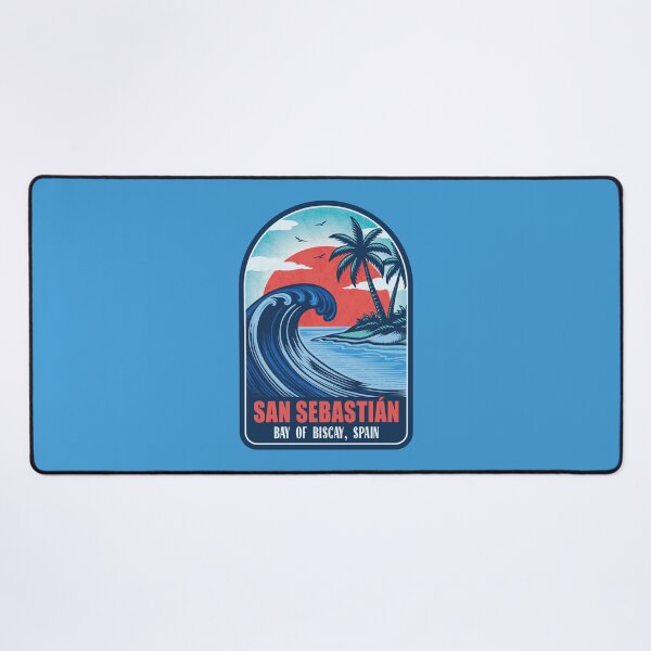 Item preview, San Sebastian Spain Vintage Surfing Design designed and sold by CynthiaGraphics.