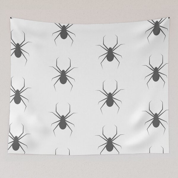 Item preview, black spiders with pitch black bodies designed and sold by lillyric96.