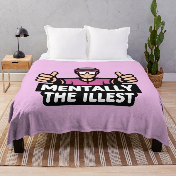 Item preview, Mentally the Illest: Cool Dude Graphic in Pink designed and sold by MillennialVibe.
