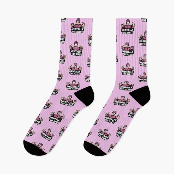 Item preview, Mentally the Illest: Cool Dude Graphic in Pink designed and sold by MillennialVibe.