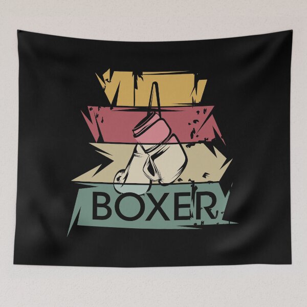 Item preview, retro boxer boxing gloves icon illustration boxing martial arts designed and sold by AndreMi.