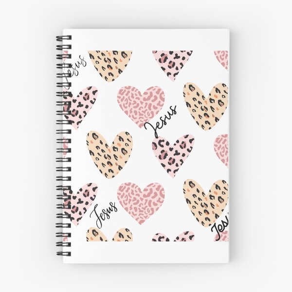 Item preview, Leopard hearts w Jesus no background  designed and sold by AccessoriesareNecessities.