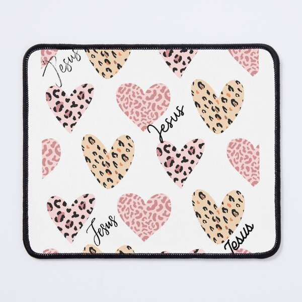 Item preview, Leopard hearts w Jesus no background  designed and sold by AccessoriesareNecessities.