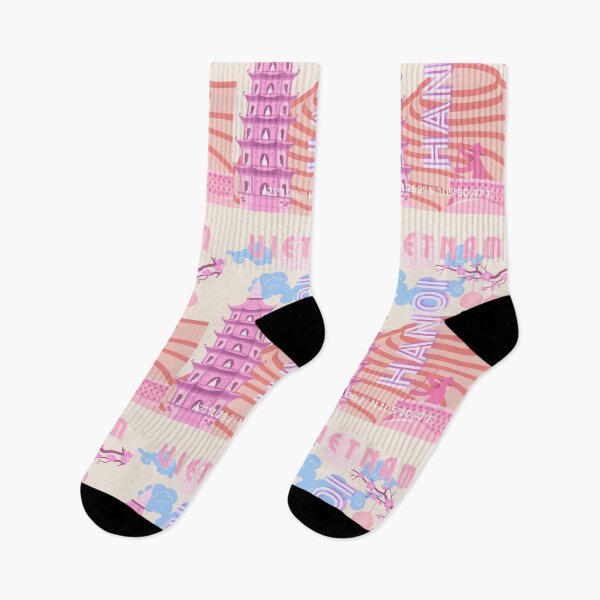 Item preview, Vietnam Travel Art, Pink designed and sold by Magic Love Art Print.