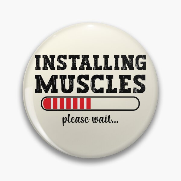 Item preview, Installing Muscles Please Wait designed and sold by franktact.