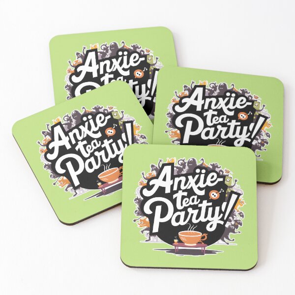 Item preview, Anxie-Tea Party: Confronting Fear Graphic designed and sold by MillennialVibe.
