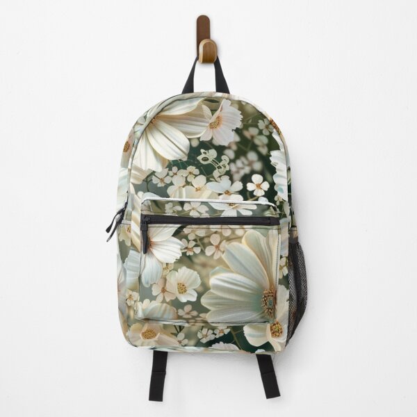Item preview, Pretty white flowers pattern designed and sold by SmileshareShop.