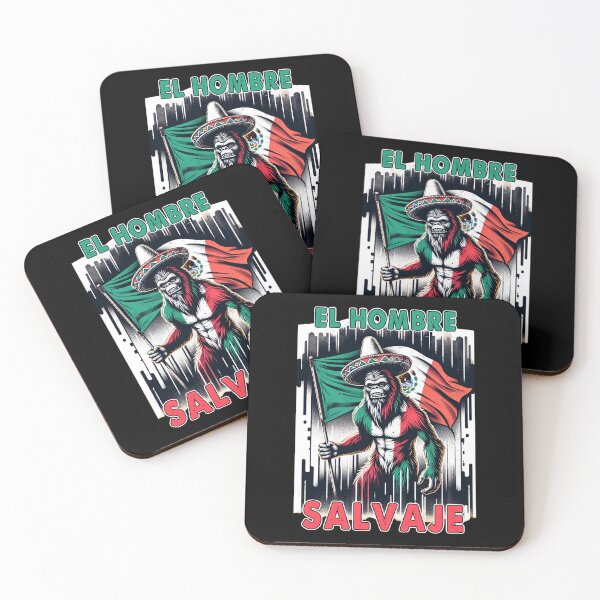 Item preview, El Hombre Salvaje - The Savage Man Mexican Flag Sasquatch designed and sold by tronictees.