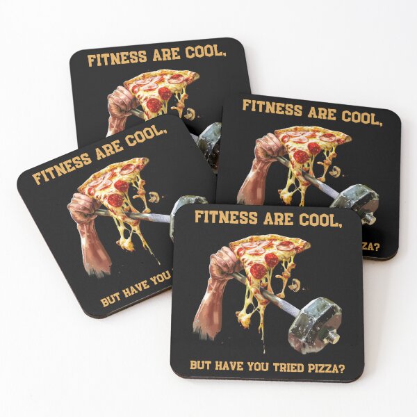 Item preview, GYM - Fitness Are Cool, But Have You Tried Pizza? designed and sold by Marcin Kulka.