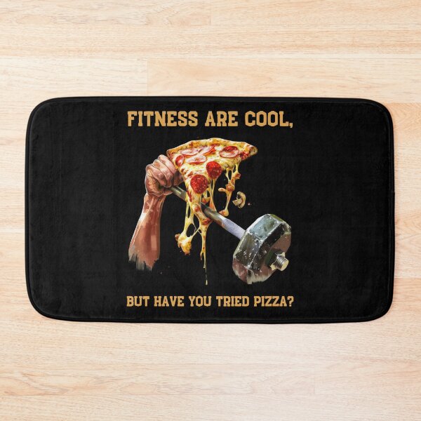 Item preview, GYM - Fitness Are Cool, But Have You Tried Pizza? designed and sold by Marcin Kulka.