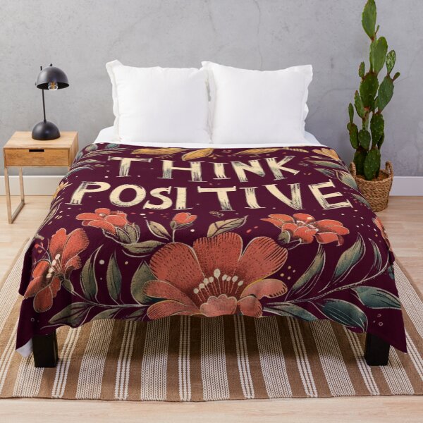 Item preview, Think Positive: Blossoms of Optimism designed and sold by Ace Apparel Attire.