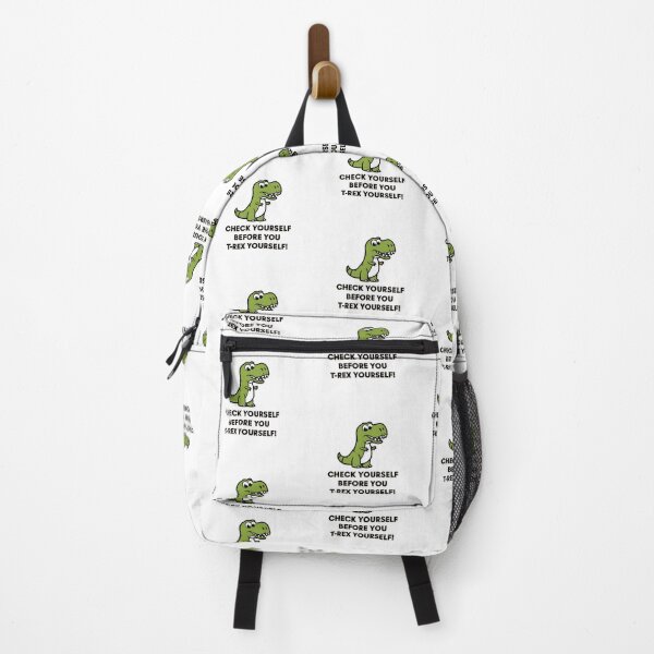Item preview, Check Yourself Before You T-Rex Yourself: Playful Dinosaur Design designed and sold by MillennialVibe.