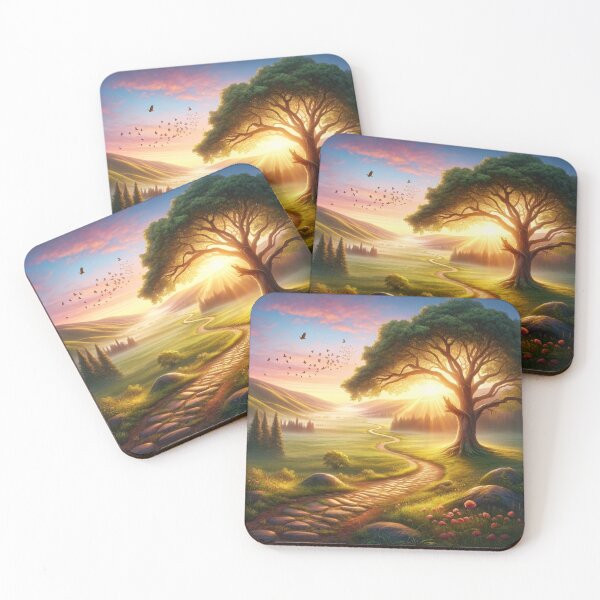 Item preview, Enchanted Sunrise on a Path of Discovery designed and sold by CultDigHoriz.