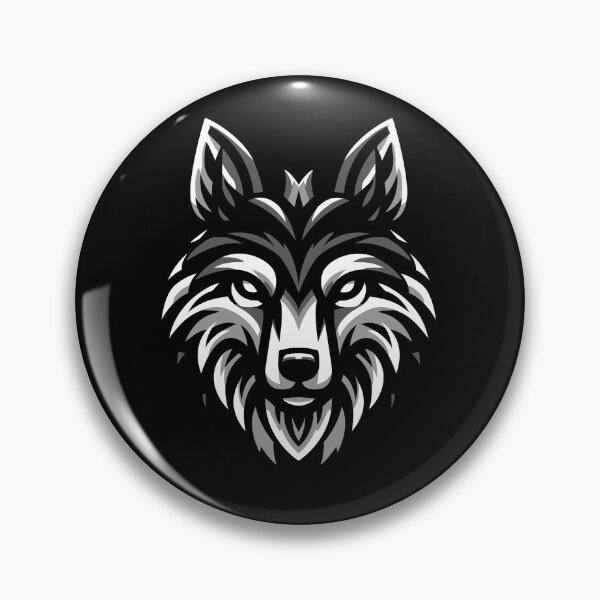 Item preview, Gray Wolf Head Design designed and sold by Karma Design.