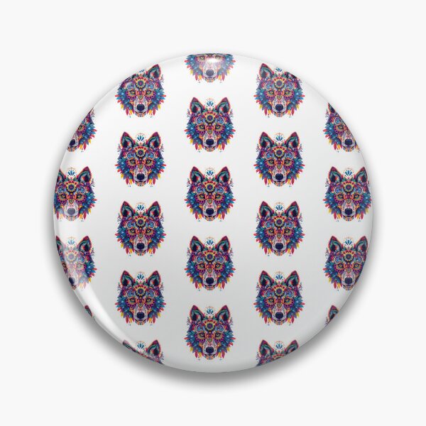 Item preview, Sugar Skull Wolf designed and sold by PeelZinc.