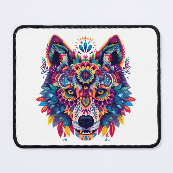 Item preview, Sugar Skull Wolf designed and sold by PeelZinc.