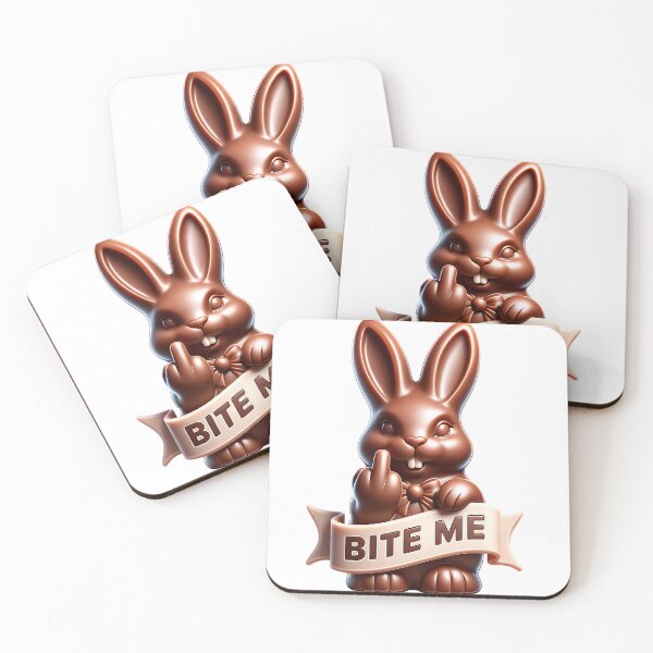 Item preview, This Chocolate Bunny Is Daring You To Take A Bite! designed and sold by joystreethouse.