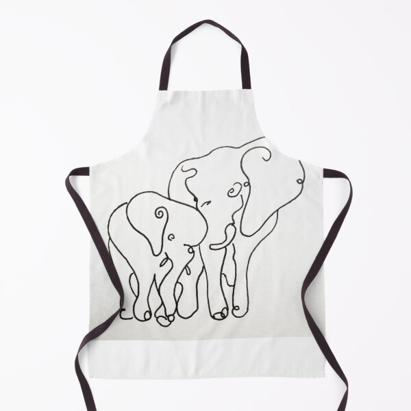 Item preview, Curvy Mama & Baby Elephant designed and sold by Purpleartichoke.