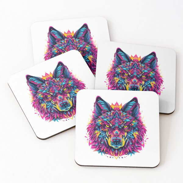 Item preview, Sugar Skull Wolf designed and sold by PeelZinc.