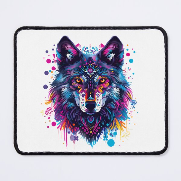 Item preview, Sugar Skull Wolf designed and sold by PeelZinc.