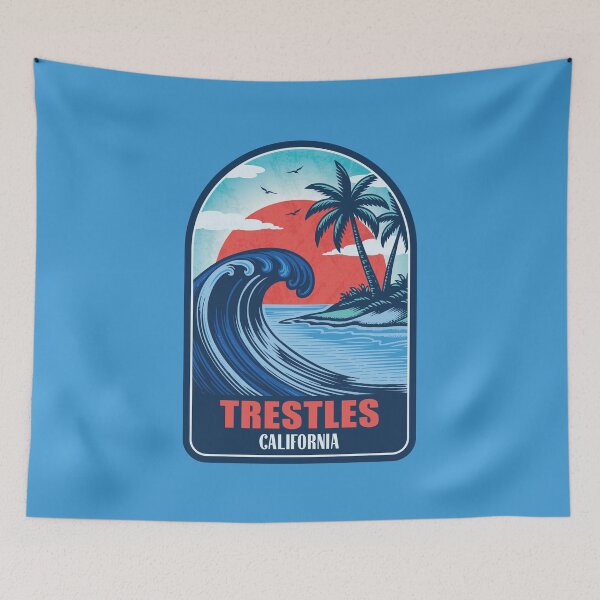 Item preview, Trestles California Tropical Surfing Design designed and sold by CynthiaGraphics.