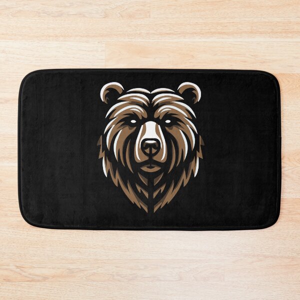 Item preview, Brown Grizzly Bear Head Design designed and sold by Karma Design.
