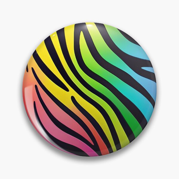 Item preview, Abstract Rainbow Zebra Skin Pattern designed and sold by TheArtOfPat.