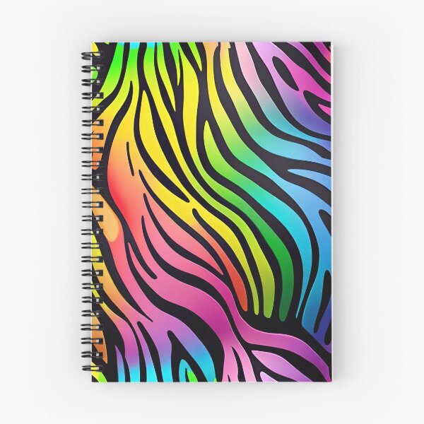 Item preview, Abstract Rainbow Zebra Skin Pattern designed and sold by TheArtOfPat.